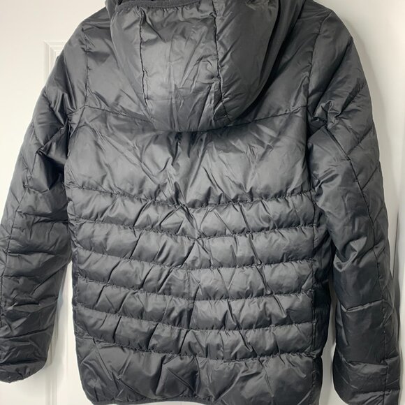 Puma Women’s Black Quilted Hooded Jacket – Size Small – Classic Athletic Style - Picture 8 of 14